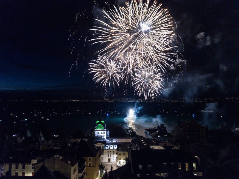 © 14th July Fireworks - Ville d'Evian