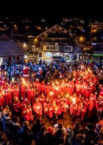Father Christmas arrives in Châtel !