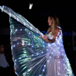 © The elf and the Christmas fairy on the road ! - Les Saltimbanques de Sabaudia