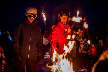 © Charity torchlight descent - Les Gets Tourisme