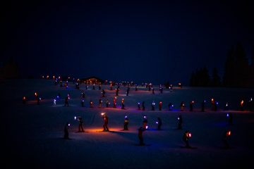 © Charity torchlight descent - Les Gets Tourisme