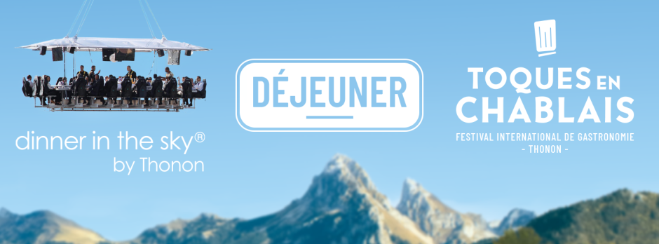 © Déjeuner in the Sky_Thonon-les-Bains - Office de tourisme de Thonon-les-Bains