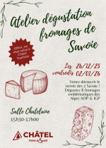 Savoy cheese tasting workshop