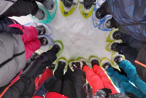 Little snowshoe trappers