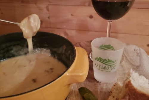 Snowshoe fondue