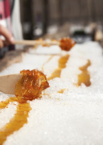 Maple syrup lollipop" stand