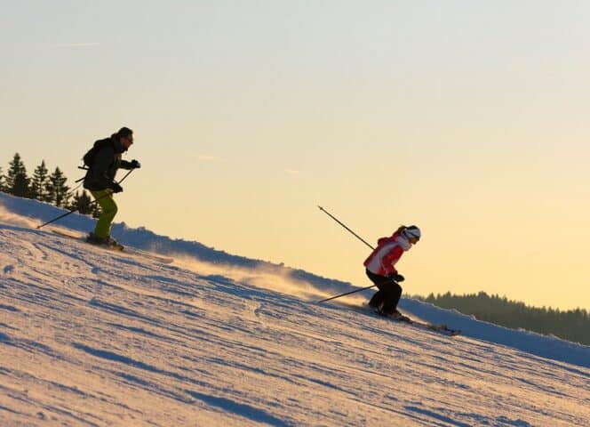 The natural setting of the Haut-Jura Regional Nature Park and its ski area.