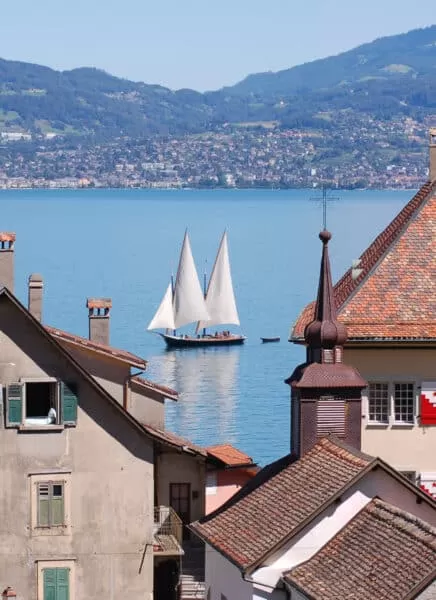 Le lac Léman et ses eaux paisibles, 